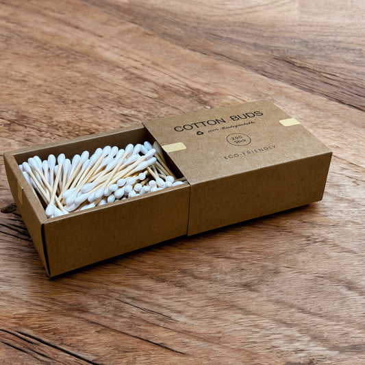 Biodegradable Cotton Buds 200-Pack Eco-Friendly