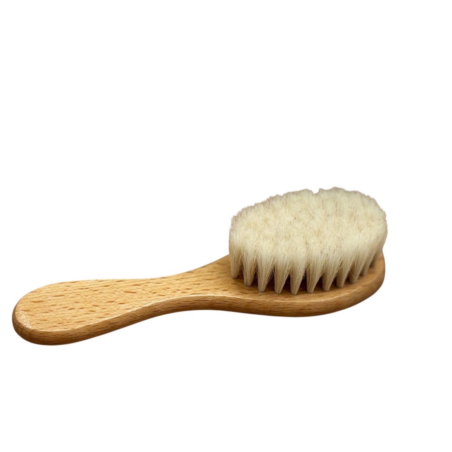 Wooden Baby Hairbrush with Soft Natural Bristles