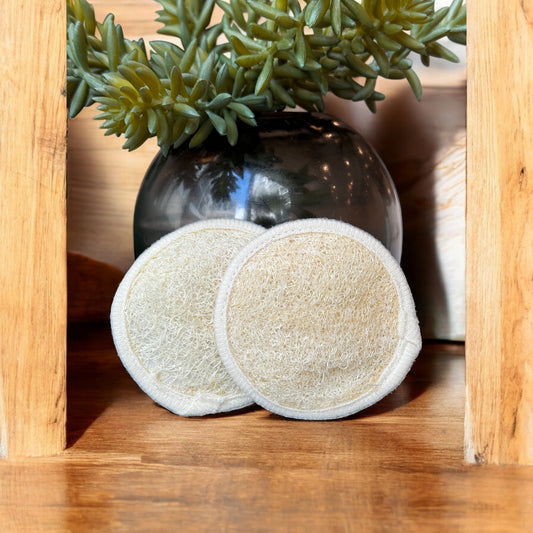 Natural Loofah Exfoliating Pads for Eco-Friendly Skincare