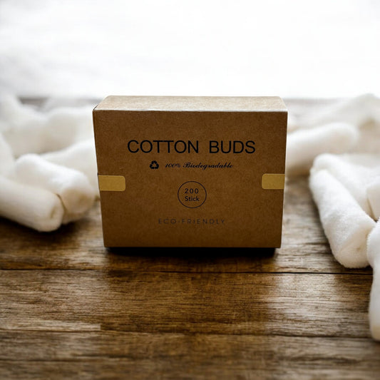 Biodegradable Cotton Buds 200-Pack Eco-Friendly